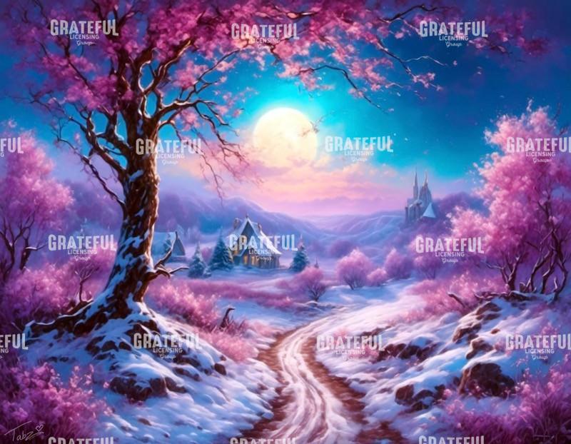 Cotton Candy Landscape