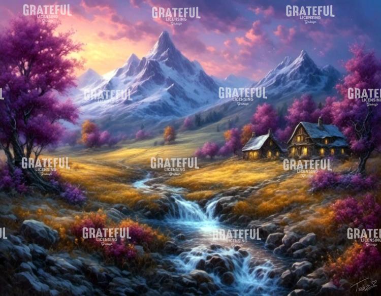 Lavender Dreams Landscape