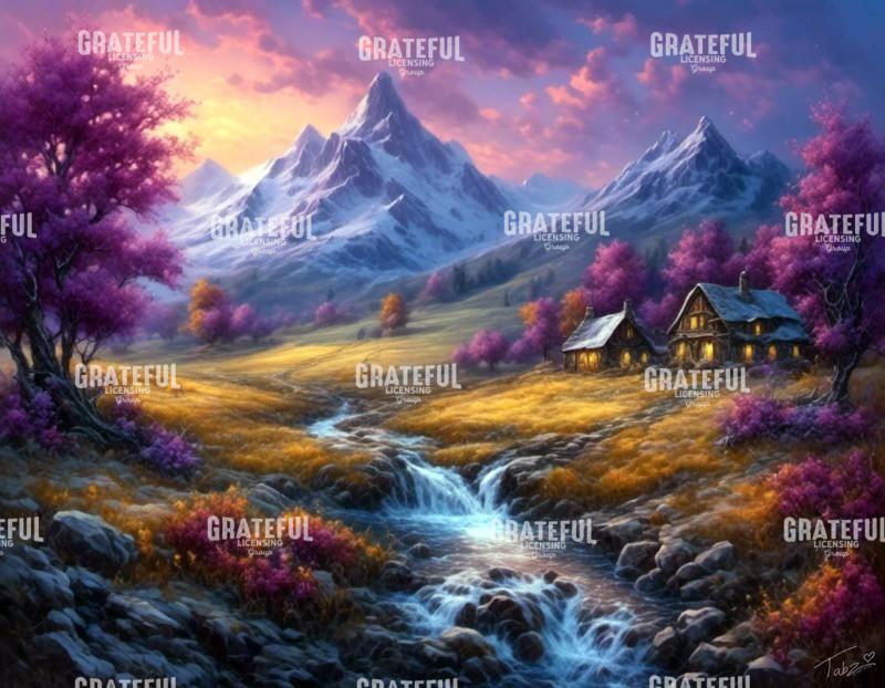 Lavender Dreams Landscape