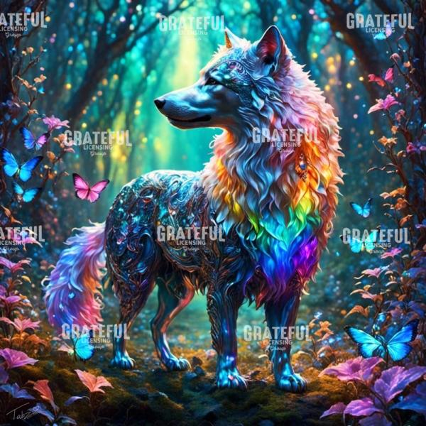 Wolf Butterfly Spirit