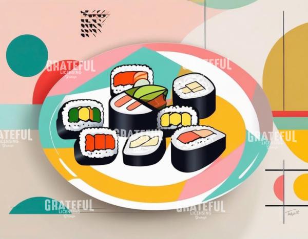 Mid Century Modern Sushi