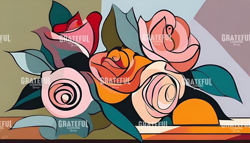 Abstract Roses