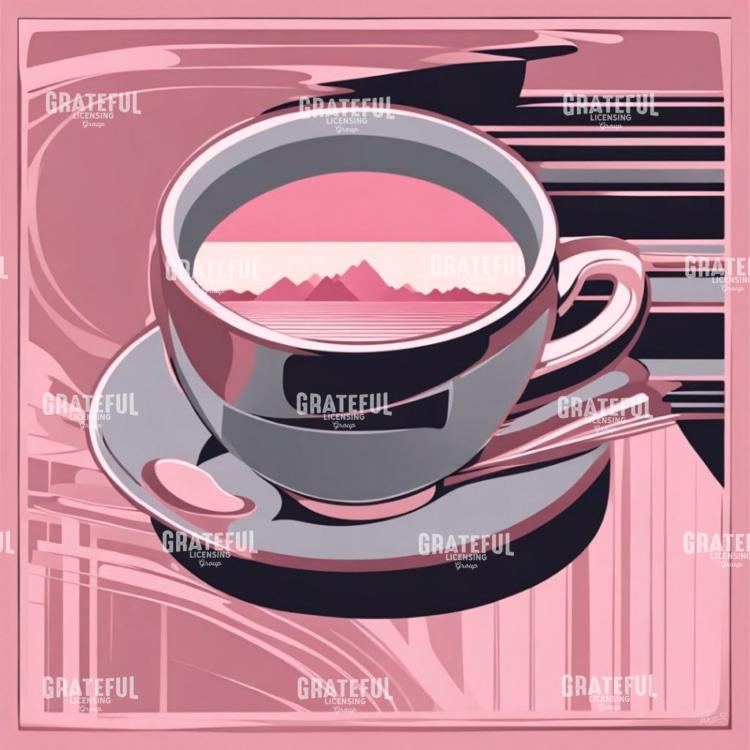 Morning Coffee in Pink