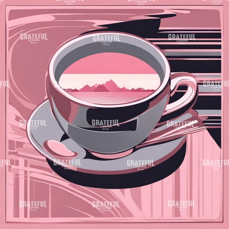 Morning Coffee in Pink