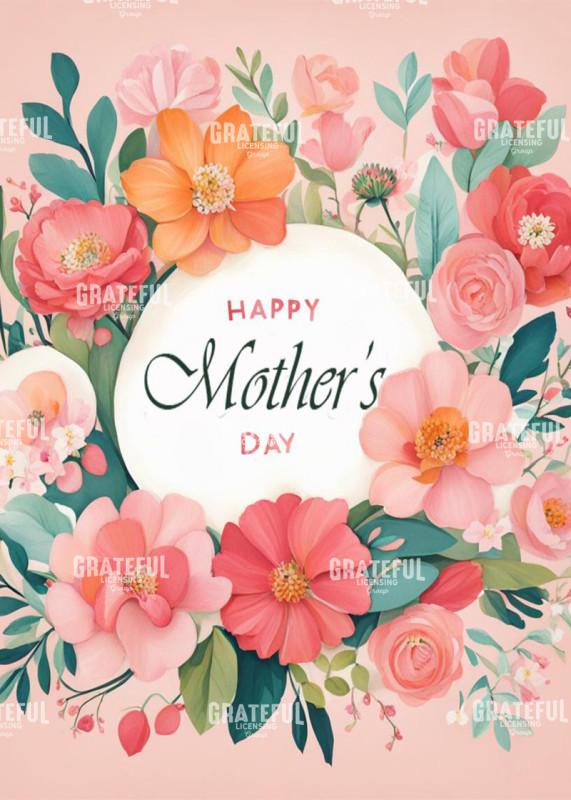 Pastel Flower Circle