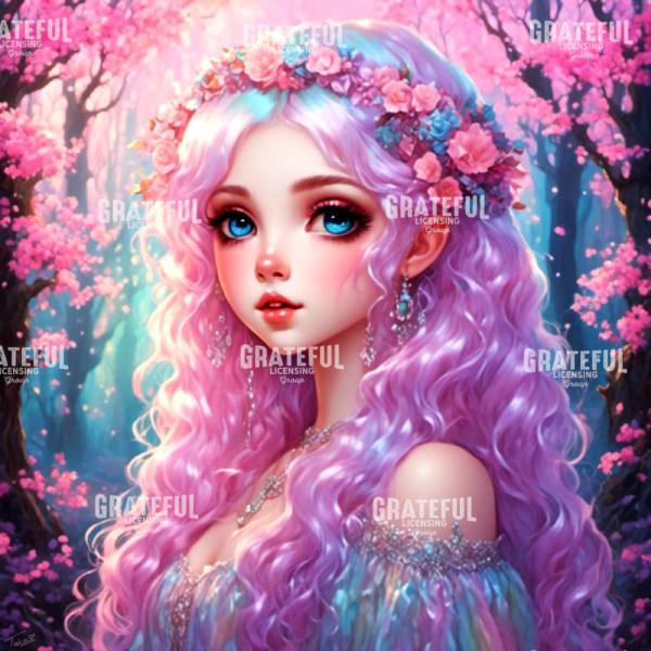 Pastel Princess Flower Crown