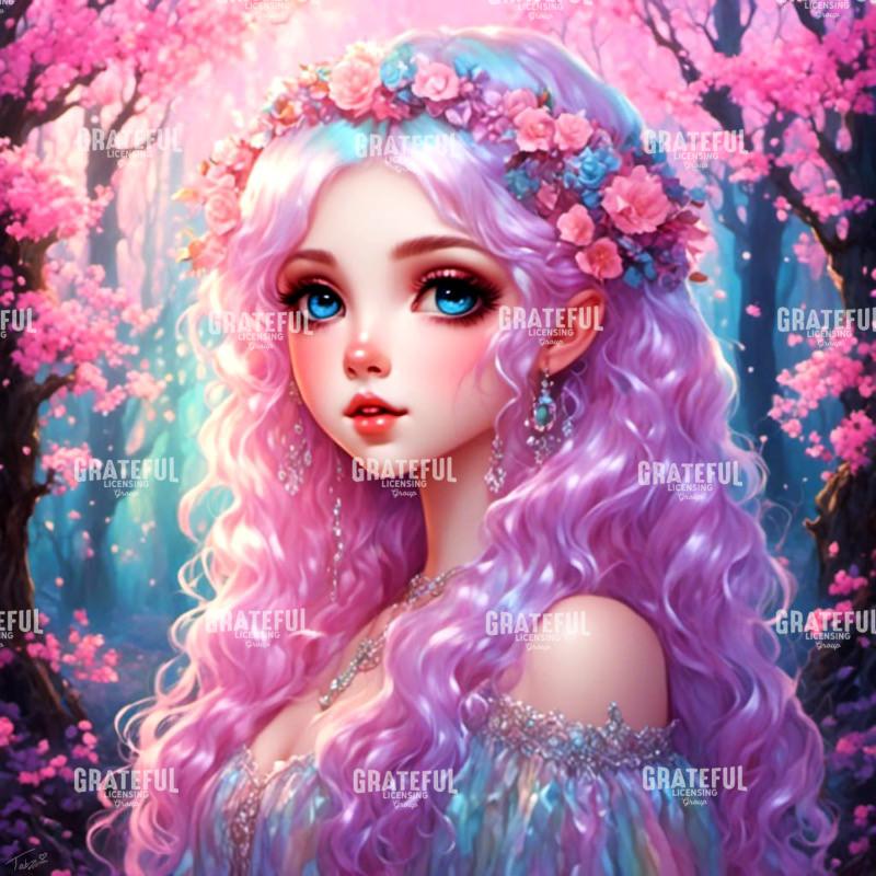 Pastel Princess Flower Crown