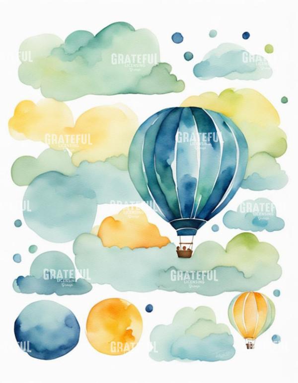 Up In A Blue Balloon