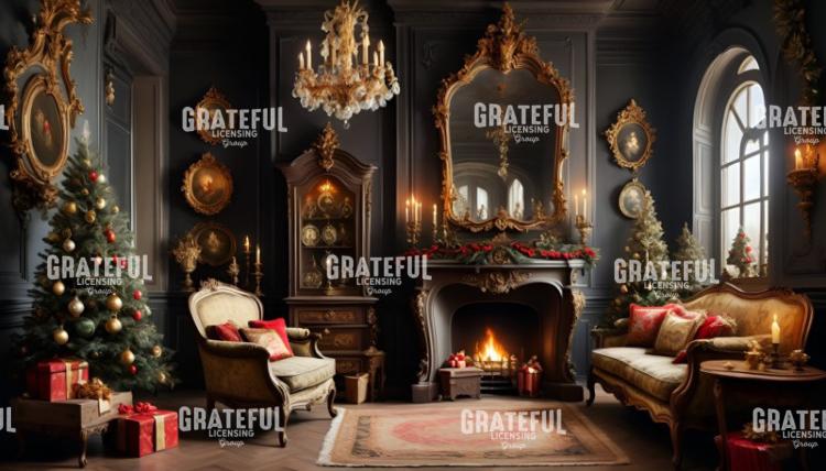 A Victorian Christmas Parlor