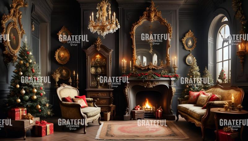 A Victorian Christmas Parlor