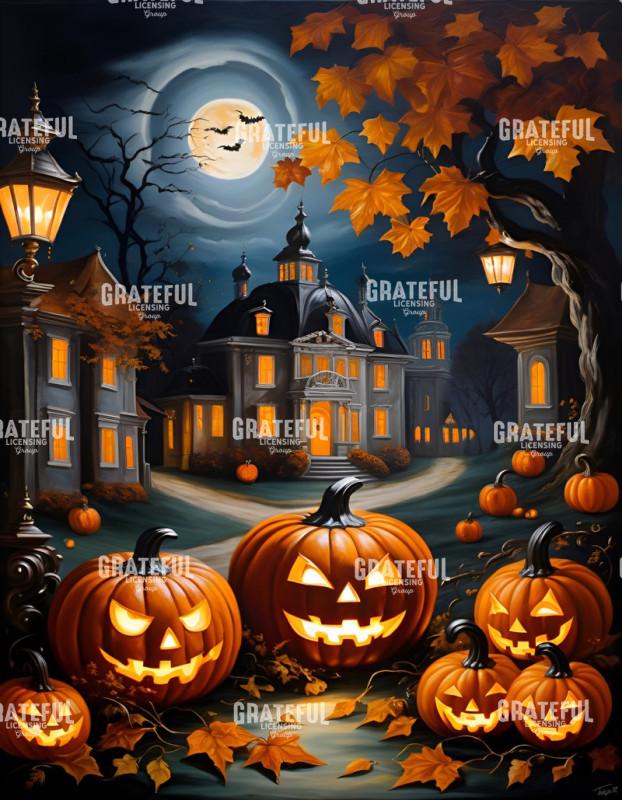 Halloween Village Square