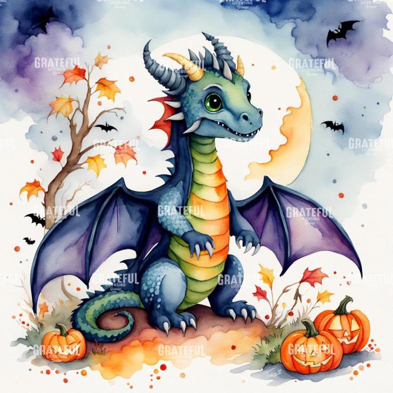 The Littlest Pumpkin Dragon Watercolor.jpg
