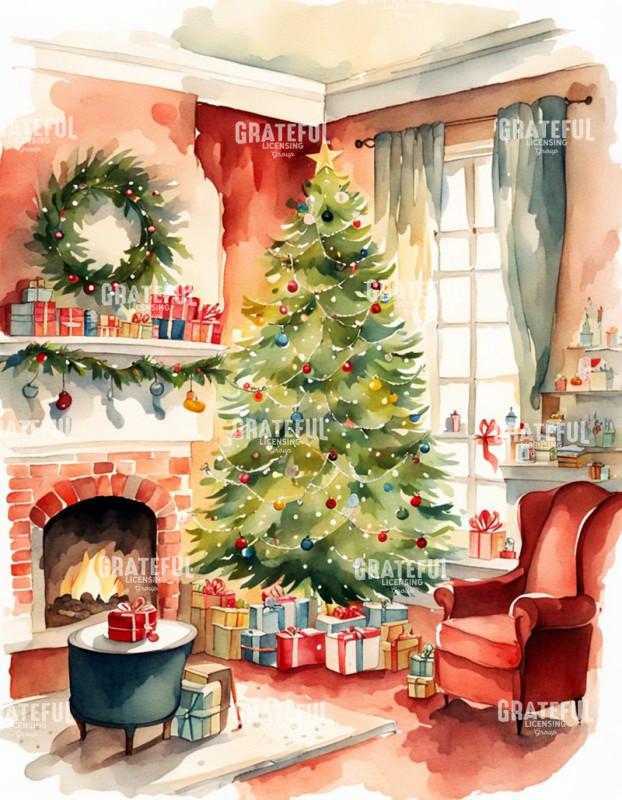 Watercolor Christmas