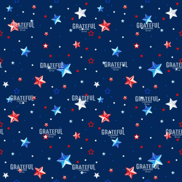 A Field of Large Stars Dark Blue