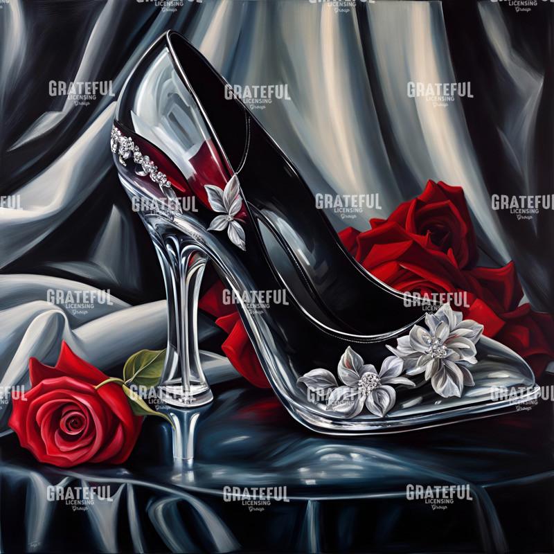 Gothis Slipper and Rose