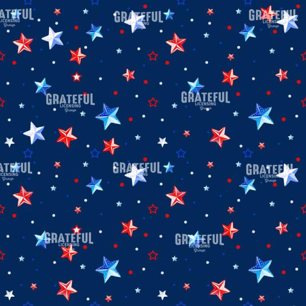 A Field of Stars on Blue