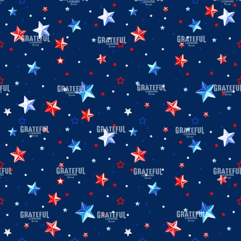 A Field of Stars on Blue