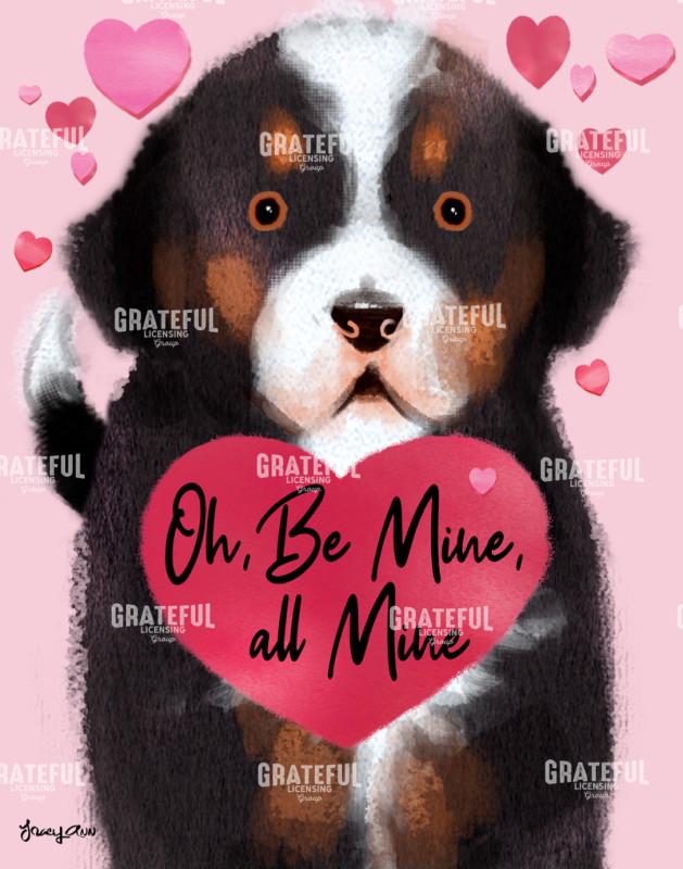 All Mine Valentine Puppy