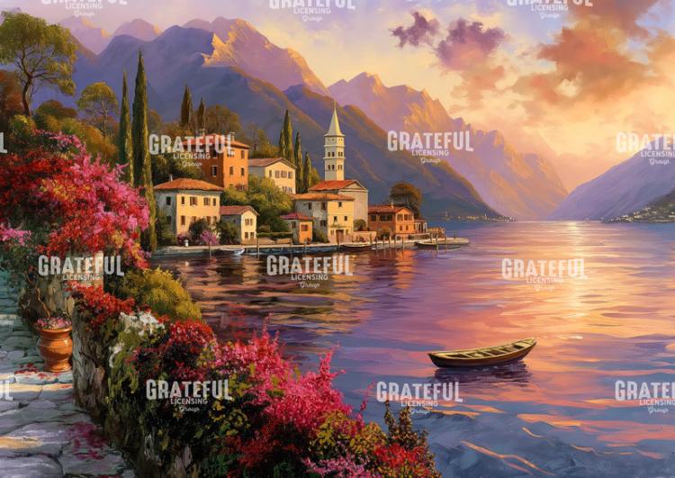 Marina and Sunset, Italia