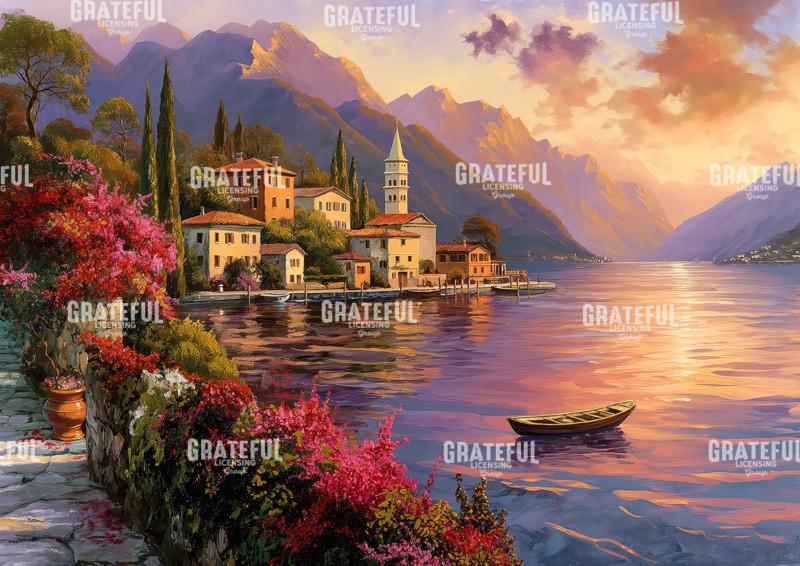 Marina and Sunset, Italia