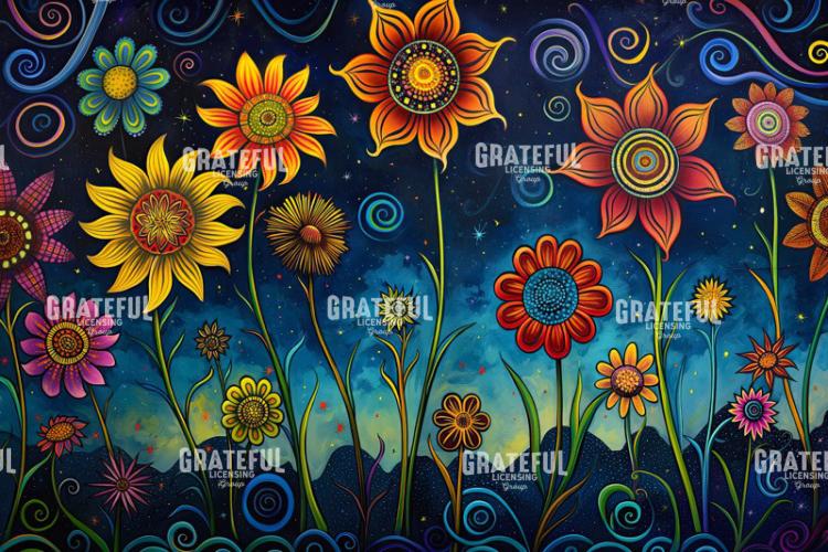 Vibrant Flower Field