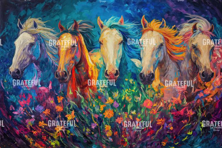Wild Horses Close Up