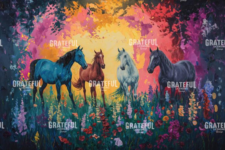 Wild Horses Wild Flowers