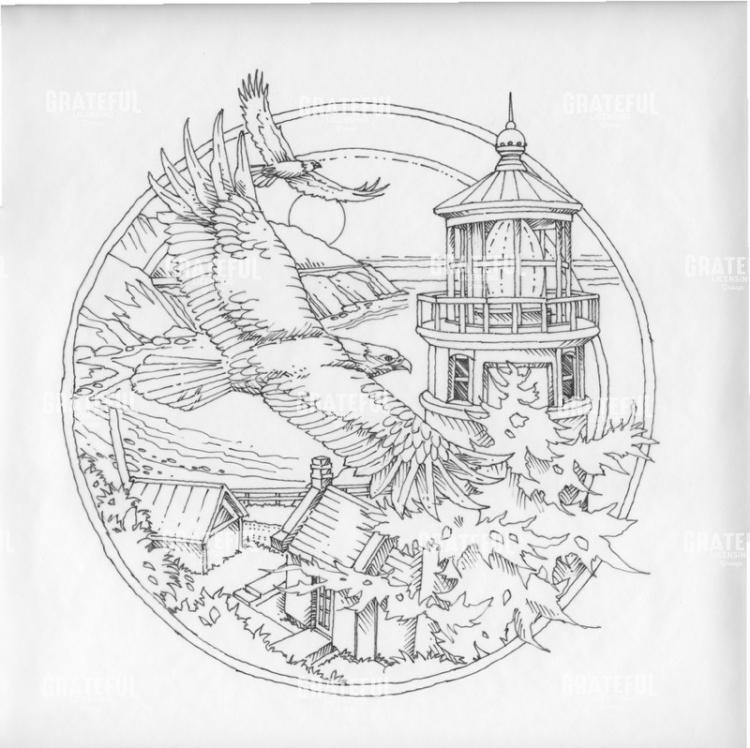 Eagle Lighthouse Sketch