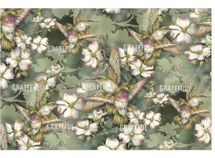 Hummingbirds Pattern