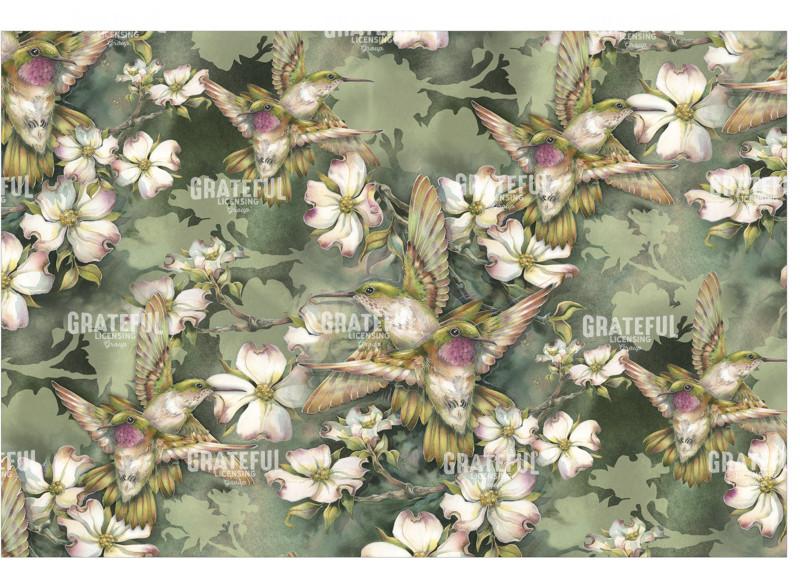 Hummingbirds Pattern