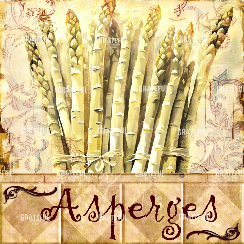 Rustic White Asparagus Warm