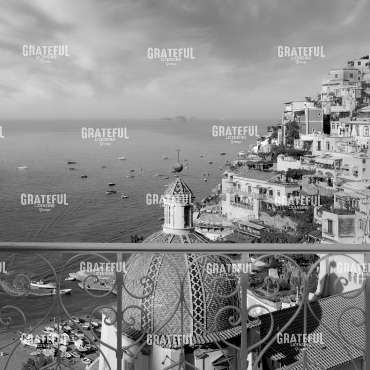 Vista sul porto di Positano #1