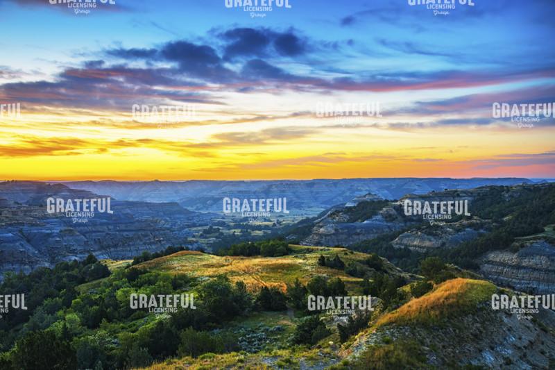 First Light in the Valley of the Bison