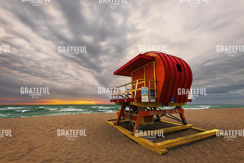 Stormy Morning on Miami Beach