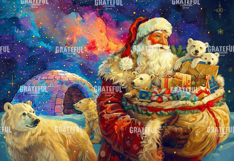 Santa Northern Lights Santa