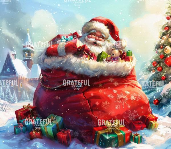 Santa with Toys