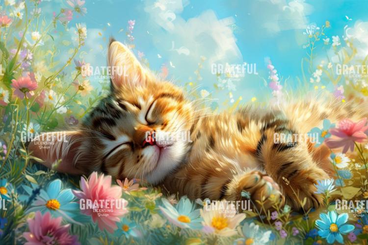 Sleeping Kitten 1