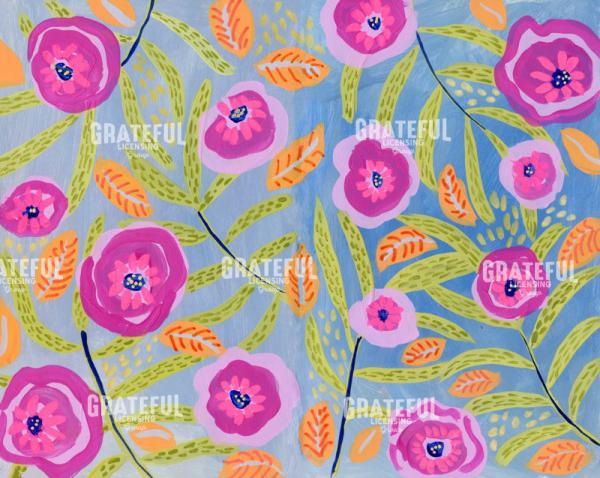 Lavender Poppies