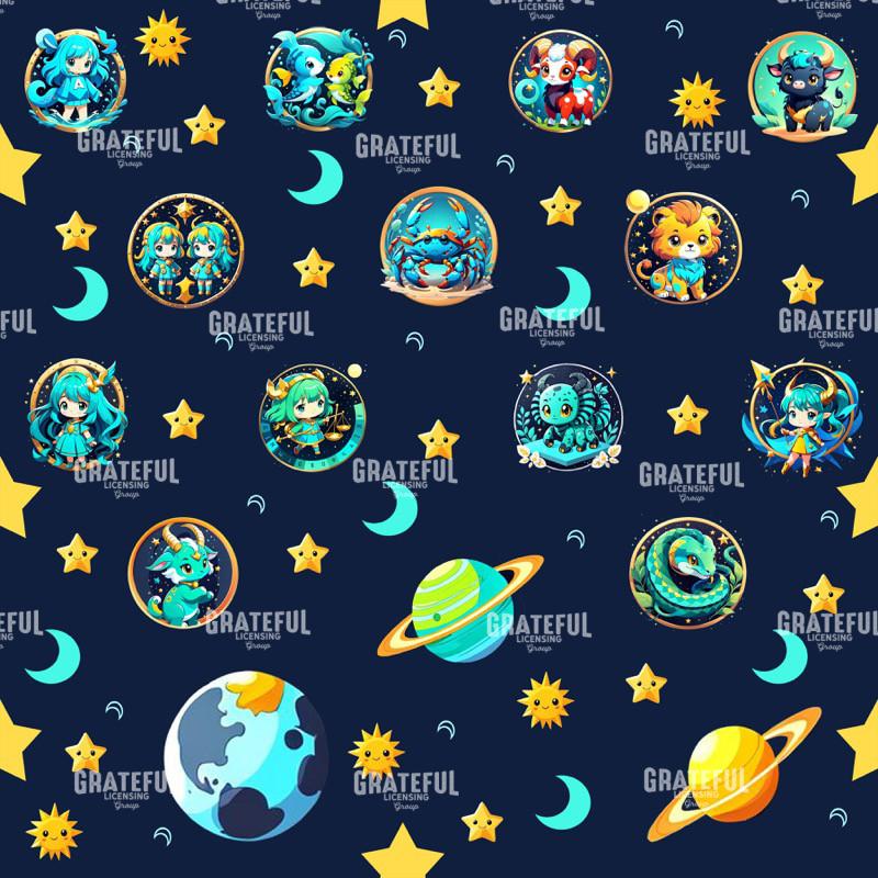 Cute Baby Zodiac Pattern