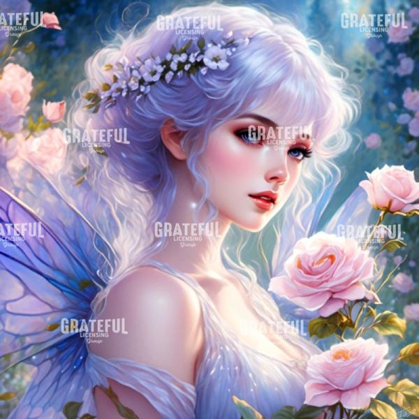 Spring Roses Pastel Fairy