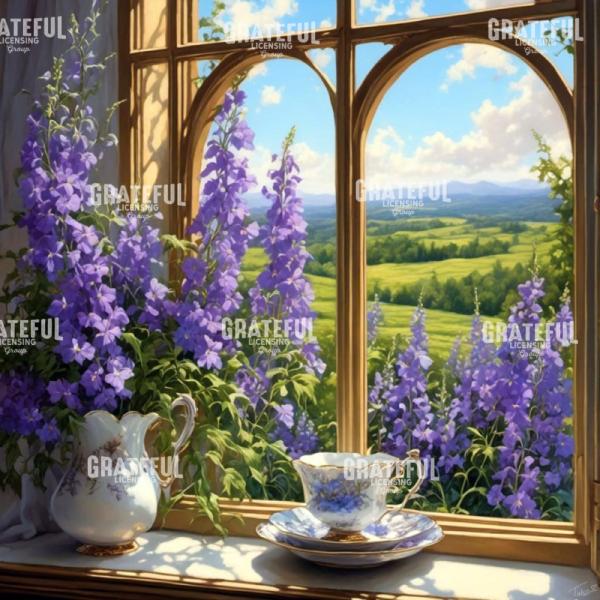Sunny Windows Purple Lupine