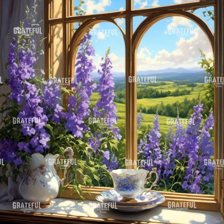 Sunny Windows Purple Lupine