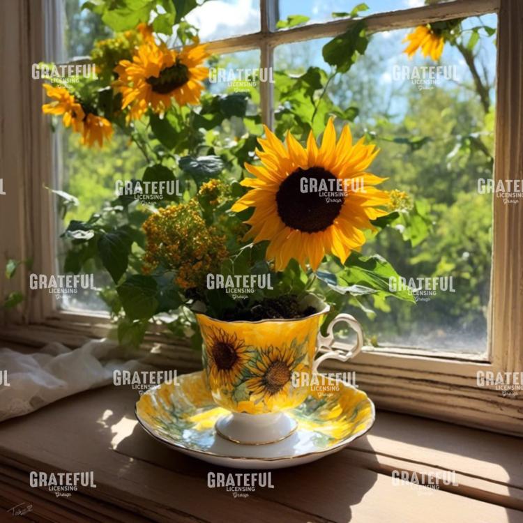 Sunny Windows Sunflowers