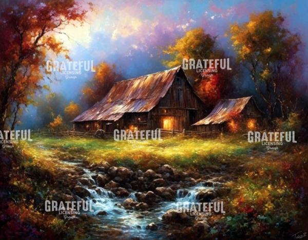 Abandoned Barn Double Landscape