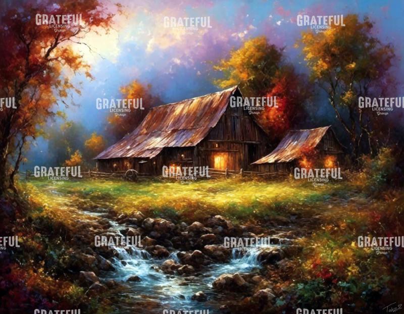 Abandoned Barn Double Landscape