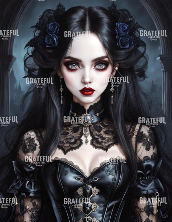 Monica Gothic Portrait Fine Art