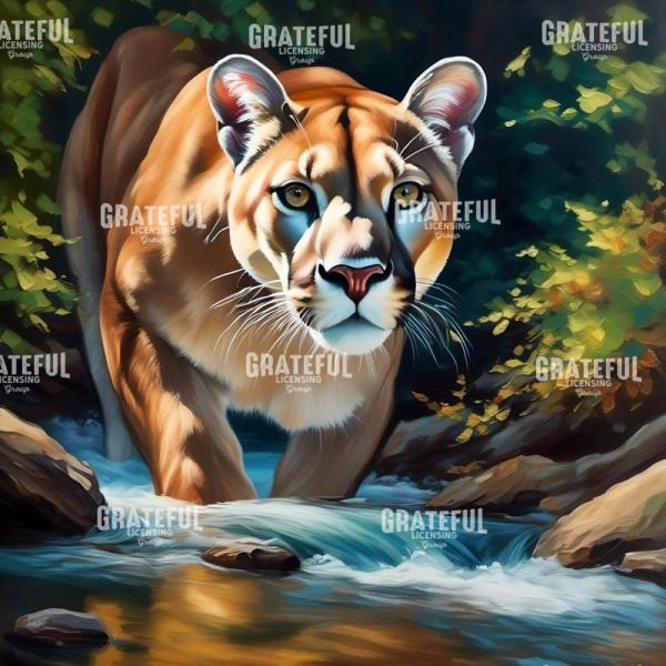Cougar Hunting At River