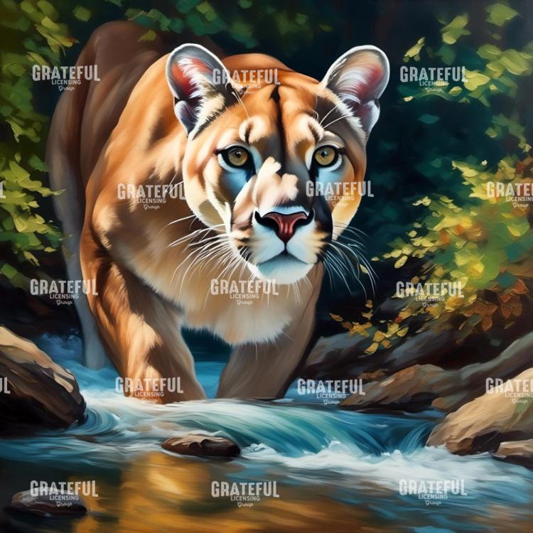 Cougar Hunting At River