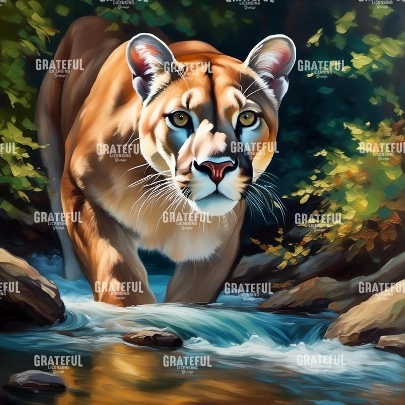 Cougar Hunting At River