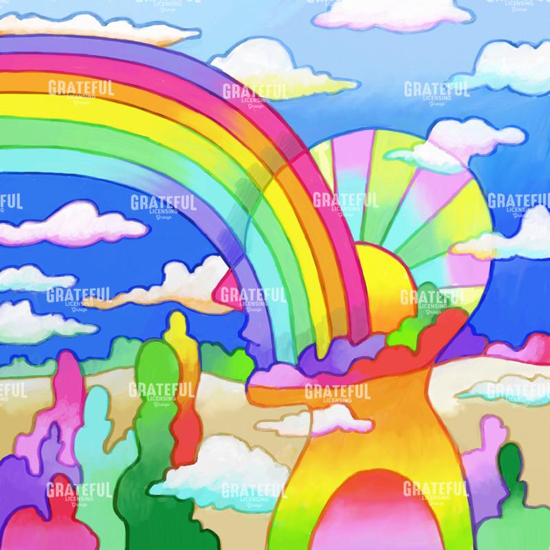 Sunset Rainbow Profile